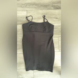A New Day Size Medium Little Black Dress Spaghetti Strap Mini New W Tags